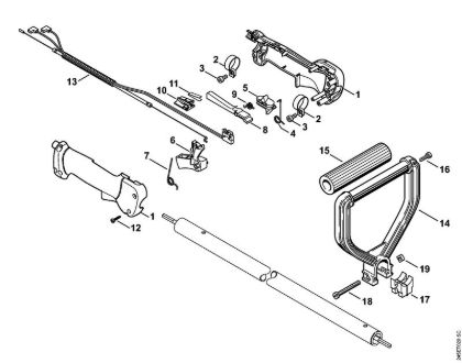 Handle FC 85 FC 85 brand Stihl