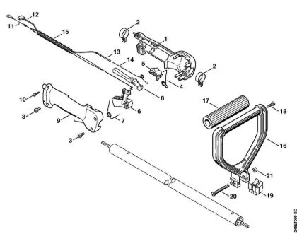 Handle (24.2002) FC 85 FC 85 brand Stihl