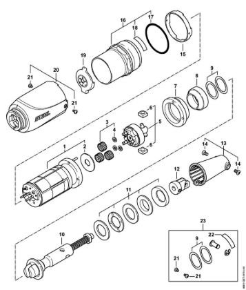 Electric motor ASA 65 ASA 65 brand Stihl