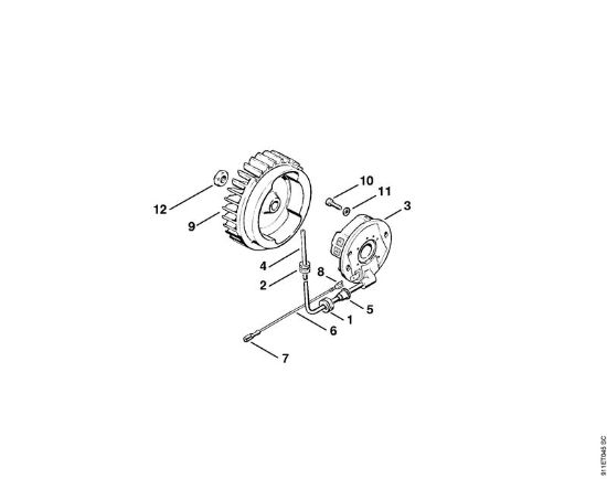 Ignition system P 835, P 840 P 840 brand Stihl
