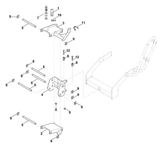 Picture of D - Intermediate frame ASP 125.1