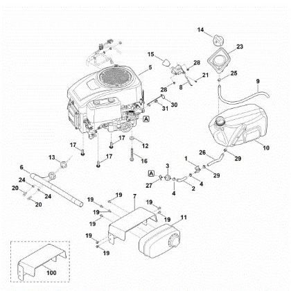 Picture of G - Engine, tank RT 4082.0