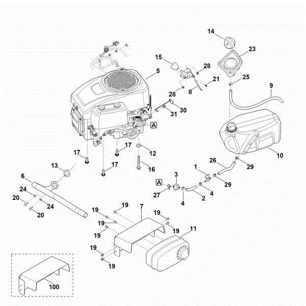 Picture of G - Engine, tank RT 4082.0