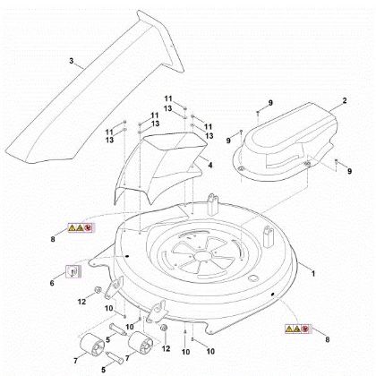 Picture of K - Mowing deck housing RT 4082.1