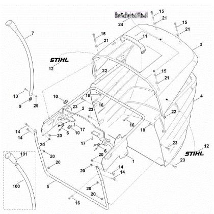 Picture of M - Grass catcher bag RT 4082.1