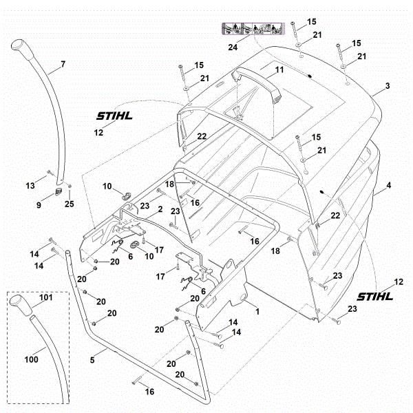 Picture of M - Grass catcher bag RT 4082.1