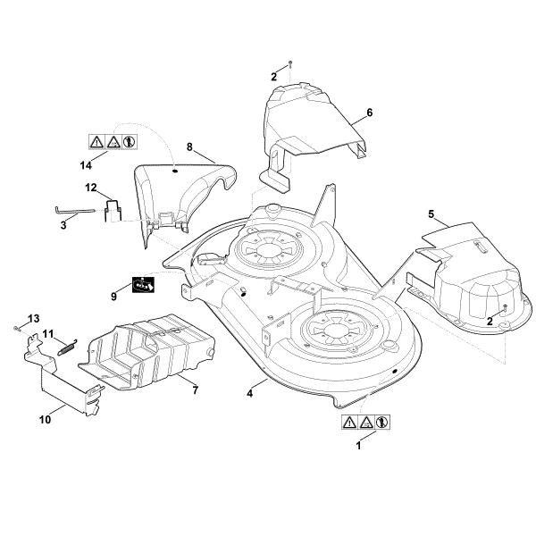 Picture of K - Mowing deck housing RT 4097.0 SX