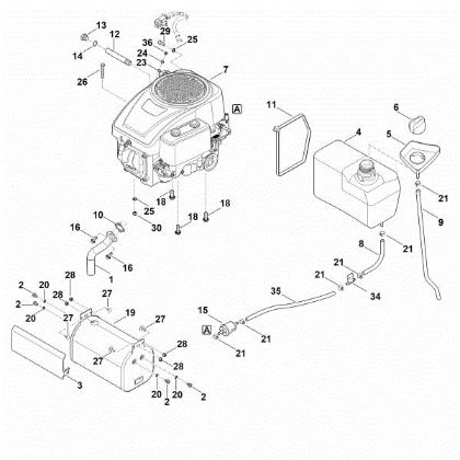 Picture of G - Engine, tank RT 4097.1 SX