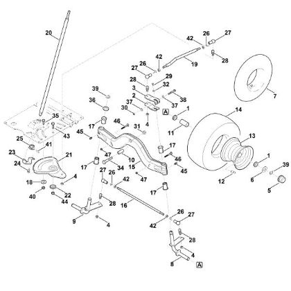 Picture of E - Steering, front wheel RT 4112.0 S