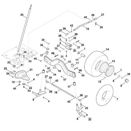 Picture of E - Steering, front wheel RT 5097.0