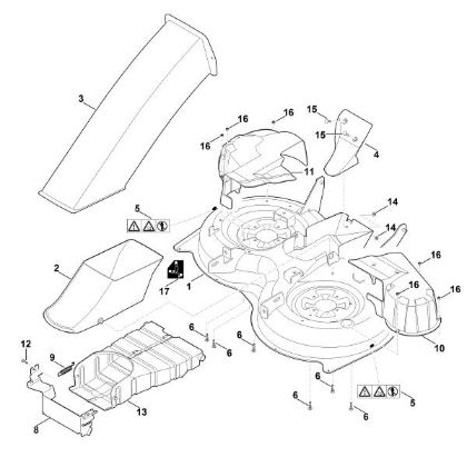 Picture of L - Mowing deck housing RT 5097.0 C