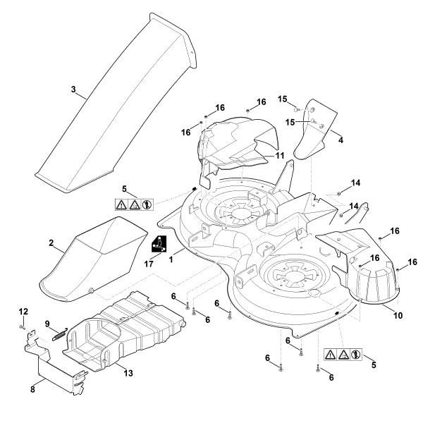 Picture of L - Mowing deck housing RT 5097.0 C