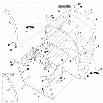 Picture of N - Grass catcher bag RT 5097.0 C