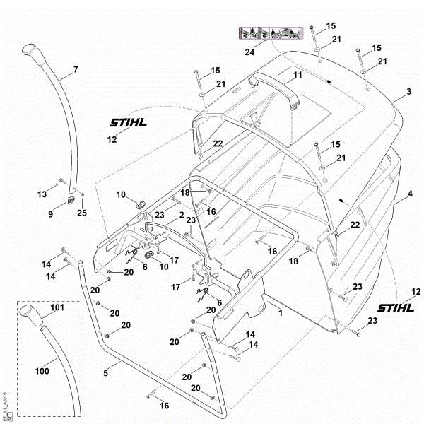 Picture of N - Grass catcher bag RT 5097.1