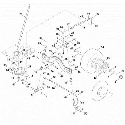 Picture of E - Steering, front wheel RT 5097.1 Z
