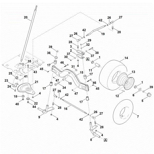 Picture of E - Steering, front wheel RT 5097.1 Z