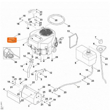Picture of H - Engine, tank RT 5097.1 Z