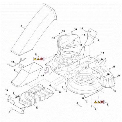 Picture of L - Mowing deck housing RT 5097.1 Z