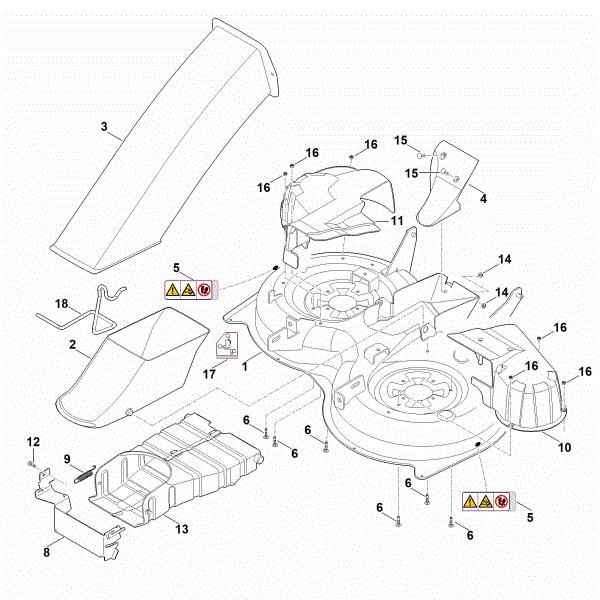 Picture of L - Mowing deck housing RT 5097.1 Z