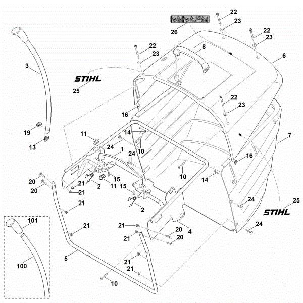 Picture of O - Grass catcher bag RT 6112.0 C