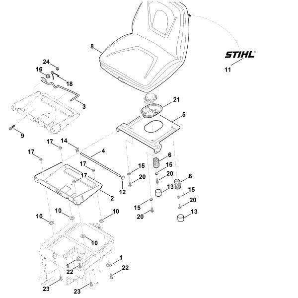 Picture of F - Seat RT 6127.0 ZL
