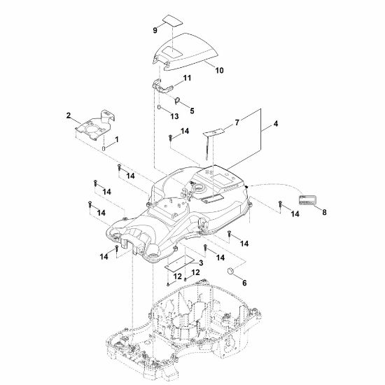 Picture of B - Housing upper part RMI 422.2 PC