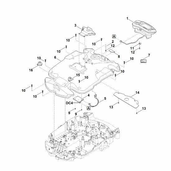 Picture of B - Housing upper part RMI 632.0 C