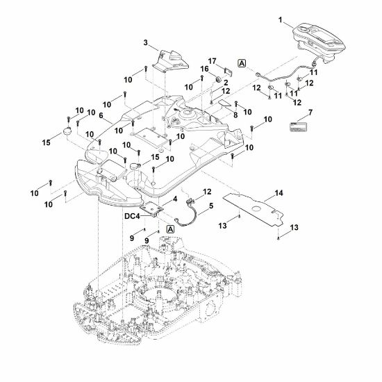 Picture of B - Housing upper part RMI 632.1 PC