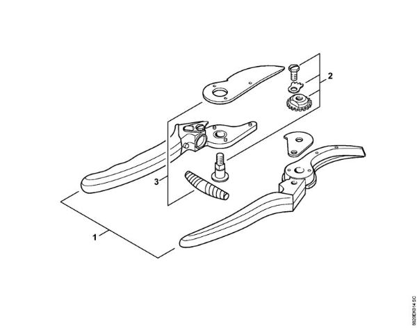 F2 Secateurs Shears F2 Secateurs brand Stihl