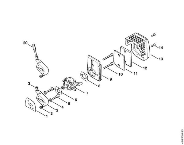 Air filter BT 106 BT 106 brand Stihl