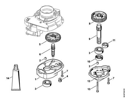 Gear head BT 130 BT 130 brand Stihl