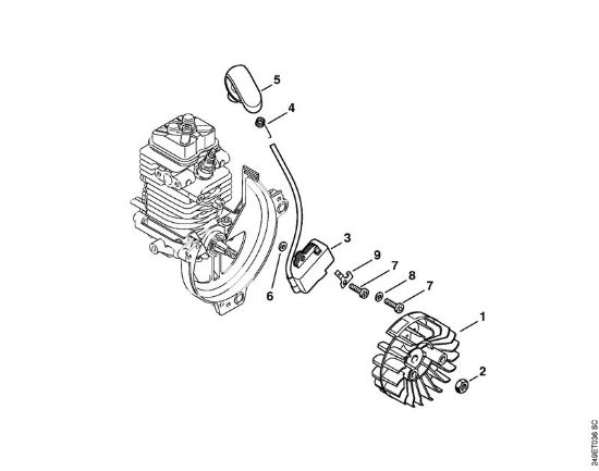 Ignition system BT 130 BT 130-Z brand Stihl