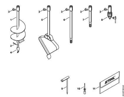 Augers, Tools, Extras BT 131 BT 131 brand Stihl