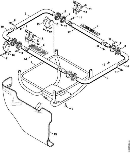 Handlebar BT 131 BT 131 brand Stihl
