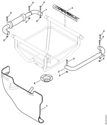 Handlebar BT 230 BT 230 brand Stihl