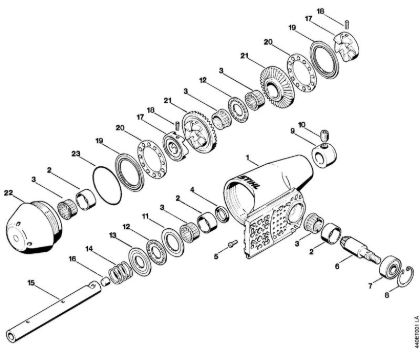 BT 311 Gear head BT 310, BT 311 BT 311 brand Stihl