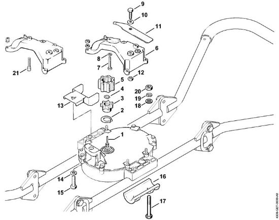 Interlock lever BT 360 BT 360 brand Stihl