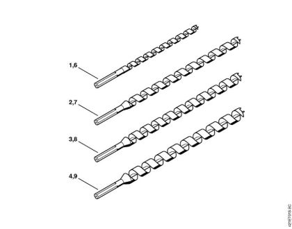 Wood drills BT 45 BT 45-Z brand Stihl