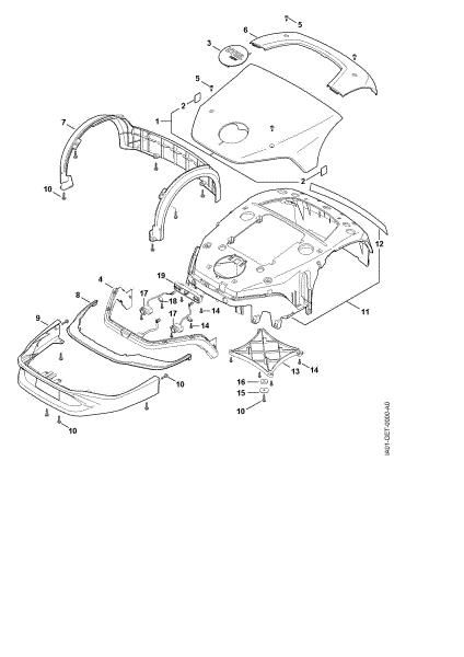 Picture of A - Machine cover iMOW 5.0
