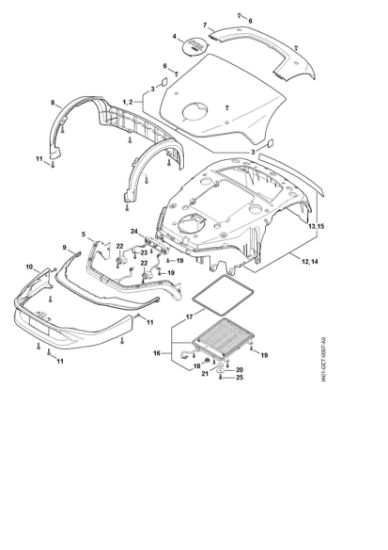 Picture of A - Machine cover iMOW 5.0 EVO