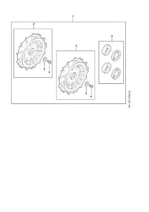 Picture of Spare parts Upgrade Kit 10, iMOW Traction wheels