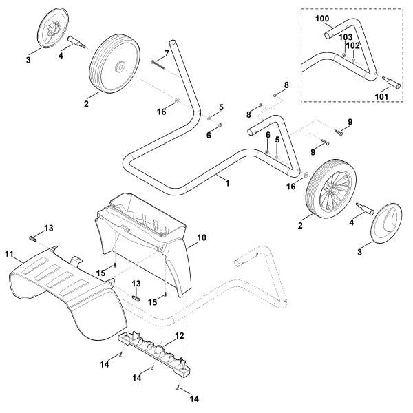 Picture of D - Wheel carrier GH 370.0 S