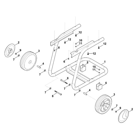 Picture of B - Wheel carrier GHE 135.0 L