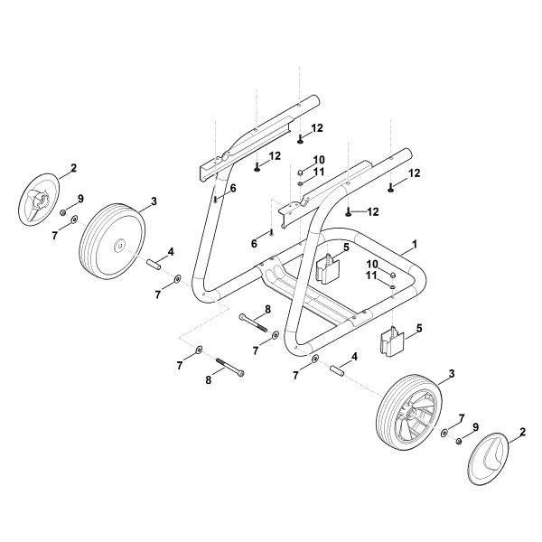 Picture of B - Wheel carrier GHE 135.0 L