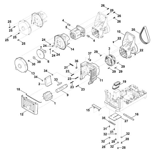 Picture of C - Motor, cutting system GHE 135.0 L