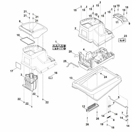 Picture of A - Chute, housing GHE 140.0 L