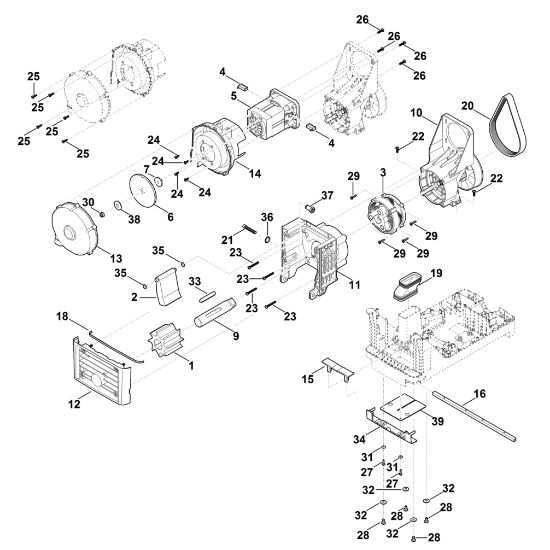 Picture of C - Motor, cutting system GHE 140.0 L