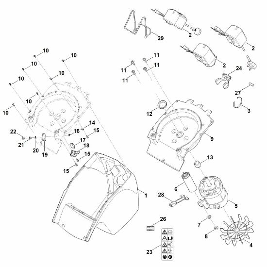 Picture of B - Housing, Electric motor GHE 150.0