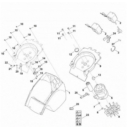 Picture of B - Housing, Electric motor GHE 250.0