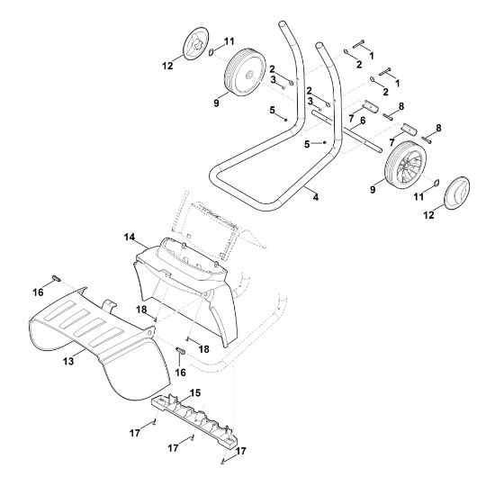Picture of C - Wheel carrier GHE 250.0